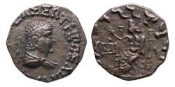 Ancient Coins - Greek coins: Baktria, Hermaios billon tetradrachm, 90-70 BC