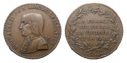 World Coins - France: Bronze Æ33 Medal, Hommage to Napoleon. struck 1797-1798