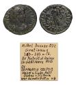 Ancient Coins - Roman Imperial coins: Scarce large Æ23-24 bronze of Gratian in a. EF
