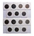 World Coins - Italy / Papal States: Vatican city Rome Mint, lot of 7 large AE coins, incl. Baioccos, 1800s