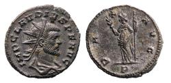 Ancient Coins - Claudius II Gothicus. AD 268-270. Antoninianus (20mm, 3.38 g, 6h). Mediolanum (Milan) AU!