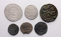Ancient Coins - Islamic: Fine lot of ancient Islamic silver dirhems and bronzes