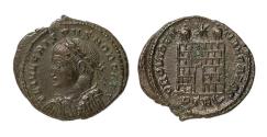 Ancient Coins - Roman Imperial: Crispus bronze Æ follis AU!