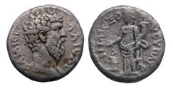Ancient Coins - ALEXANDRIA. Aelius Caesar, 136 - 137 AD. Billon-Tetradrachm - choice portrait!