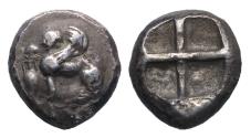 Ancient Coins - Grek coins: High quality silver AR didrachm of Ionia Chios w Sphinx!