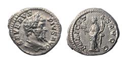 Ancient Coins - Superb Roman Imperial silver denarius of Septimius Severus, great strike and EF!