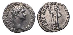 Ancient Coins - Roman Imperial: DOMITIAN. 81-96 AD. AR silver Denarius - EF
