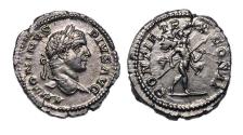 Ancient Coins - Roman Imperial: AR denarius with Caracalla as a teenager, under septimius Severus