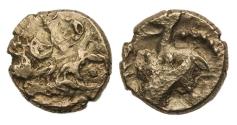 Ancient Coins - Greek coins: Celtic Gold AU 1/4 stater - unresearched