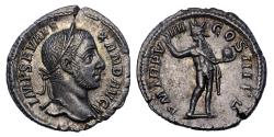 Ancient Coins - Roman Imperial: Severus Alexander, 222-235 A.D. AR denarius Rome 230 AD AU