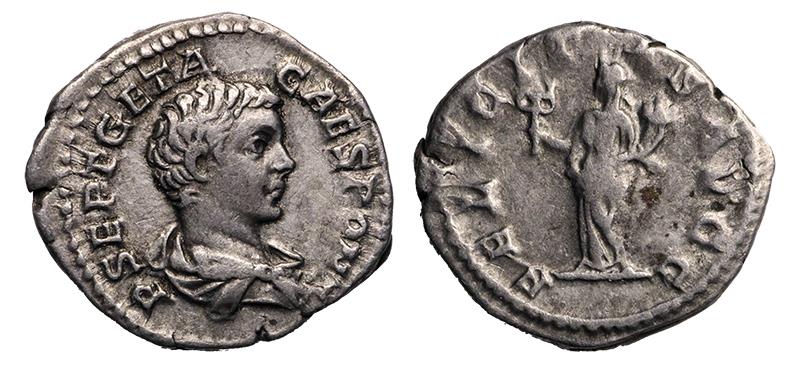 ローマ帝国　198-209　GETA, as Caesar　デナリウス貨@183 ローマ帝国 198-209 GETA, as Caesar デナリウス貨@183 ローマ帝国 198
