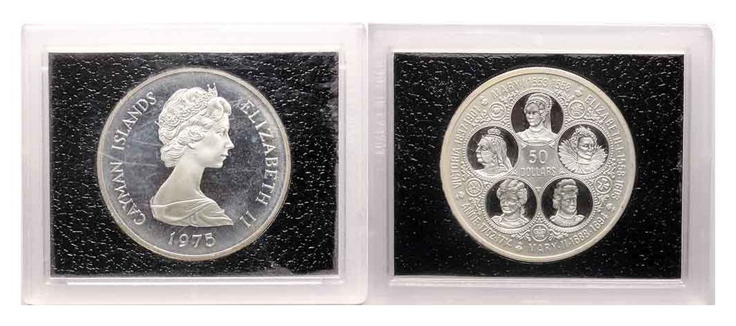 歴代女王ヤングエリザベス 1975年 ケイマン諸島 イギリス 50ドル 銀貨 sP6K2Lk3Nf59xHg4Z97qfw8Y75Xd8o.jpg