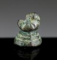 World Coins - Very Early Mon Duck bronze opium currency weight of 1/3 tical c. 1600 AD!