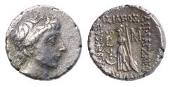 Ancient Coins - Greek KINGS of CAPPADOCIA. Ariobarzanes III Eusebes Philoromaios. 52-42 BC. AR Drachm