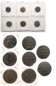 World Coins - Italy States / Papal States: Rome, Vatican mint, coll. of 6 different Quattrinos, all nice!
