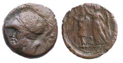Ancient Coins - Greek coins: Bruttium. The Brettii. AE Didrachm 214-211 BC