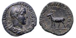 Ancient Coins - Roman Imperial: Philip II. AD 247-249. Æ Sestertius Ludi Saeculares w goat - Nice!