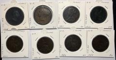 World Coins - United Kingdom: England / Great Britain, collection of 72 different copper penny, 1806-1967