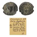 Ancient Coins - Roman Imperial: Choice portrait of scarce ruler Aelia Eudoxia, AD 400-404