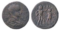 Ancient Coins - Roman provincial AE34-35 of Tarsus for Gordian II, 238-244 AD. with Perseus!