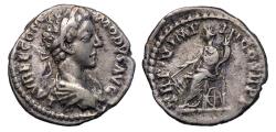 Ancient Coins - Roman Imperial: Commodus As Augustus AR silver denarius, without beard!