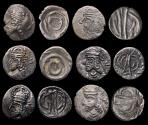 Ancient Coins - Greek coins: Persis, lot of 6 AR silver Obols, Late 1st. century - EF - small gems!