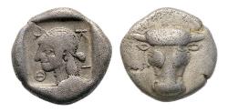 Ancient Coins - Greek coins Phokis archaic AR silver Triobol 480 BC