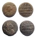 World Coins - Vatican / Paypal States: San Severino. 2 1/2 Baiocchi 1796 and 1797 in choice VF! (2)