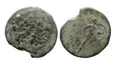 Ancient Coins - Sicily, Greek Mercernaries of Messana, The Mamertinoi. 211-208 BC. Æ Pentonkion