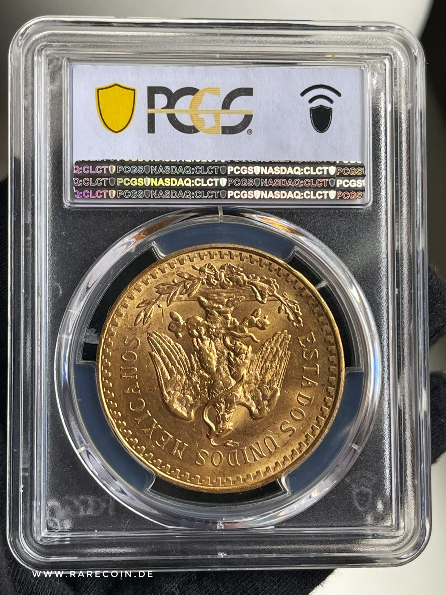 Centenario 1925 gold coin 50 pesos PCGS MS62 | North & Central