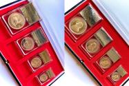 World Coins - Krugerrand GRC 1989 Proof SAGCE Set 4 coins gold