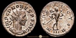 Ancient Coins - Probus. Antoninianus. (3.74 g. 24 mm.). Lugdunum. (276-282 AD). RIC V 84. Extremely fine.