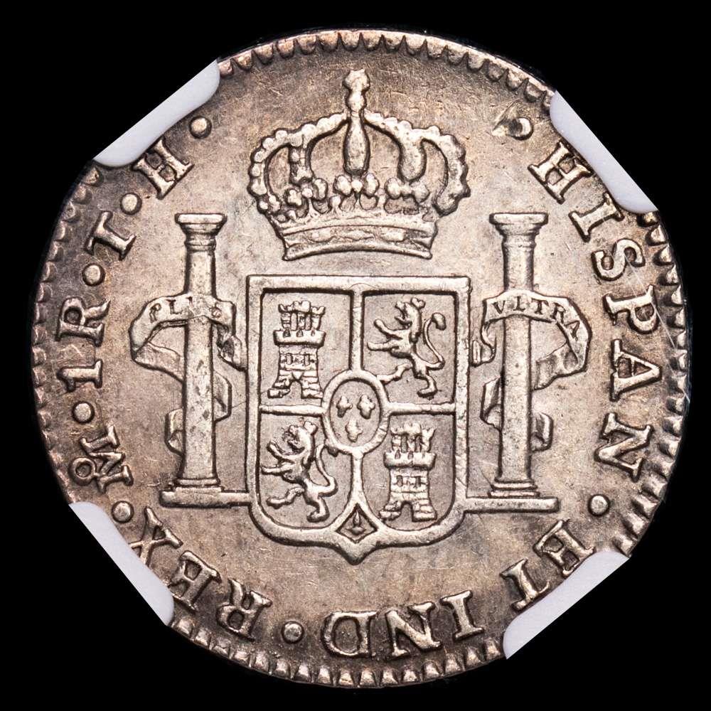 Ferdinand VII (1808-1833). 1 real. 1810/09. Mexico. TH. (Cal-601