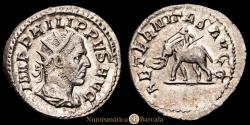 Ancient Coins - Philip I, Roman Emperor, 244-249. Antoninianus (silver, 22 mm, 4.59 g), Rome, 248-249. Cohen 17. RIC 58. Choice Extremely Fine.