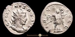 Ancient Coins - Gallienus. Antoninianus. (3.07 g.). Colonia Agrippinensis. 253-268 AD. RIC 56. R/ VIRTVS AVGG. EF/VF+.