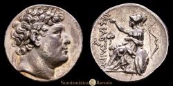 Ancient Coins - Kingdom of Pergamon, Eumenes I, 255-241 BC. Tetradrachm of Pergamon circa 255-241 BC, AR 28.00 mm, 17.00 g. Westermark Group V. SNG France 1610 var. Brilliant and in very good condition.