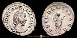 Ancient Coins - Herennia Etruscilla. Antoninianus. (4.05 g.). Rome. 249-251 AD. RIC IV/3. Choice Extremely Fine. Original luster. Likely unique specimen. Extremely Rare !!!