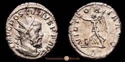Ancient Coins - Posthumous Antoninianus 260 AD Treveri RIC-89 3.97g VICTORIA AVG EF