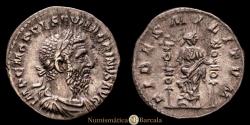 Ancient Coins - Macrinus. Denarius. 217-218 AD. Rome. (RIC IV 67). (BMCRE 65). (RSC 23b). Silver. 2.86 g. Light patina. Includes collector's tag. Choice VF.