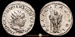 Ancient Coins - VOLUSIAN (251-253). Antoninianus. Rome. RIC 205 (Mediolanum). Grade: XF. Weight: 3.85 g. Diameter: 23 mm.