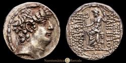 Ancient Coins - Philip I Philadelphus, circa 95/4-76/5 BC. Tetradrachm (silver, 26 mm, 15.75 g, 12 h), Antioch on the Orontes, after 88/7 BC. SC 2463.3e. Choice Extremely Fine.