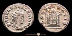 Ancient Coins - Divus Valerian II. Antoninianus. (3.17 g.). Rome. 258 A.D. RIC 24. R/ CONSECRATIO. Choice EF. R.B.O.