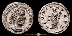 Ancient Coins - Macrinus. Denarius. 217-218 AD. Rome. (RIC IV 53). (BMCRE 59). (RSC 2b). Silver. 3.61 grams. XF/VF+.