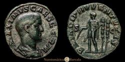Ancient Coins - Maximus. Sestertius. 236-238 AD. Rome. (RIC IV 13). (C 14). AE. 20.95 grams. Beautiful patina. Choice XF.