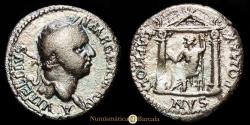 Ancient Coins - Vitellius. Silver denarius (3.19 g.). Lugdunum, 69 AD. NVS. RIC-56. Very rare.