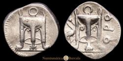 Ancient Coins - Greece - Kroton. Stater. (7.5 g.). 430-420 B.C. SNG ANS-320, HN Italy-2116. VF. Rare coin, especially in this condition and strike quality.