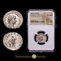 Ancient Coins - Gordian III. Antoninianus. 238-239 AD. Rome. (RIC IV 2). (RSC 105). Silver. 4.84 grams. Encapsulated by NGC as Ch AU.
