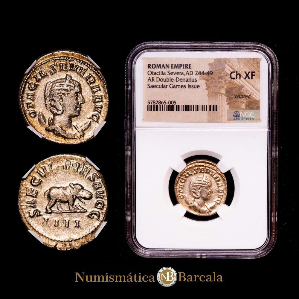 Otacilla Severa. Antoninianus. Rome, 248 AD. SAECVLARES AVGG