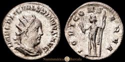 Ancient Coins - VALERIAN I (253-260). Antoninianus. Rome. MIR 25d. (3.22 g, 22 mm). Extremely fine. Retains nearly all of the original silvering.