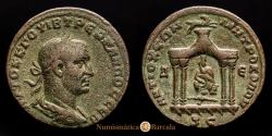 Ancient Coins - SYRIA, Seleucis and Pieria, Antioch, Trebonianus Gallus, (AD 251-253), AE 30 = 8 assaria, (19.25 g). (S.4350, McAlee 1180, BMC 654), VF.